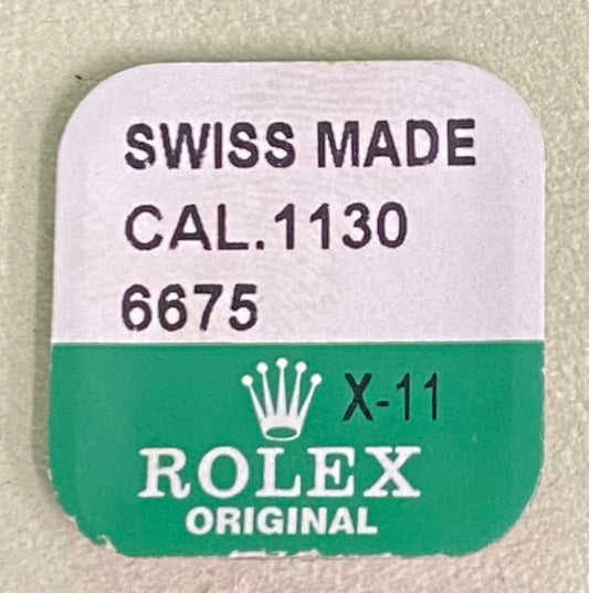 Rolex Caliber 1130 Part #6675 Driving Wheel Over 3rd Wheel