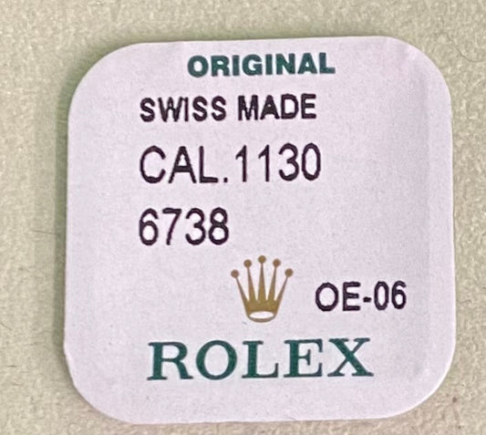 Rolex Caliber 1130 Part #6738 Bolt Axle For Weight
