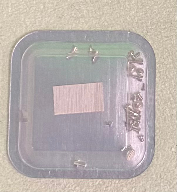Rolex Caliber 1130 Part #6748 Set of Screws