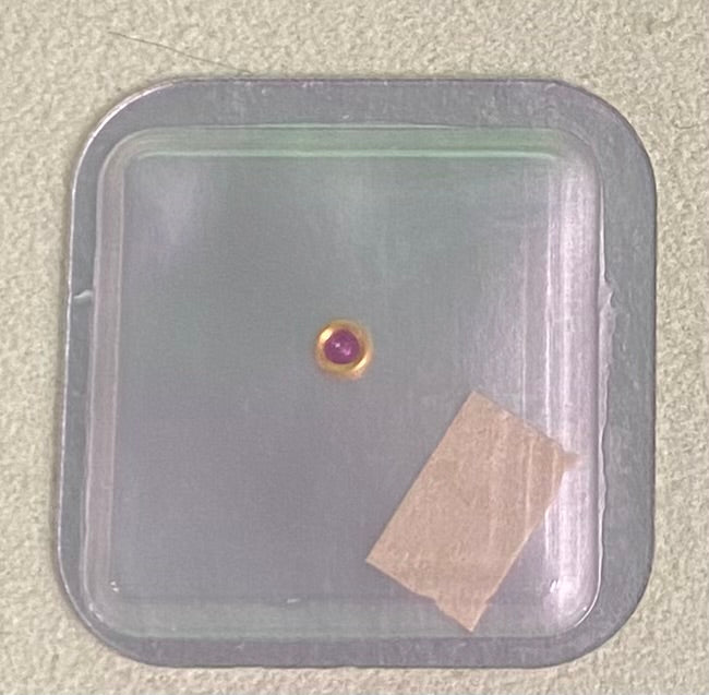 Rolex Caliber 1530 Part #7843 Jewelled In-Setting Upper, Lower