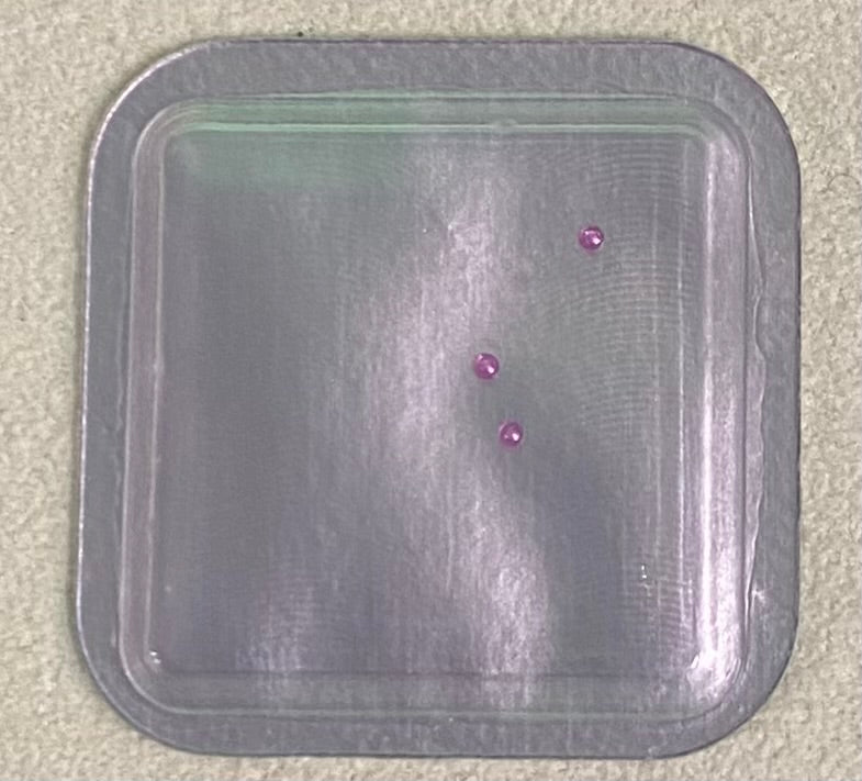 Rolex Caliber 1530 Part #7850 Jewel For Pallet Fork Upper & Lower