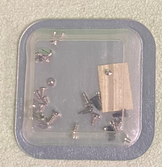 Rolex Caliber 1555 Part #7998 Set of Screws