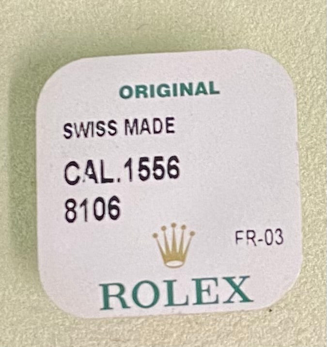 Rolex Caliber 1556 Part #8106 Balance w/ Regulated Hairspring