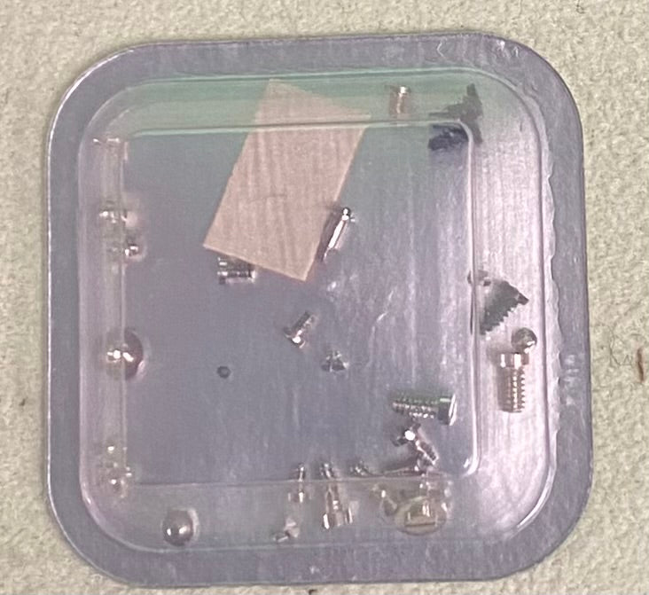 Rolex Caliber 1560 Part #7991 Set of Screws