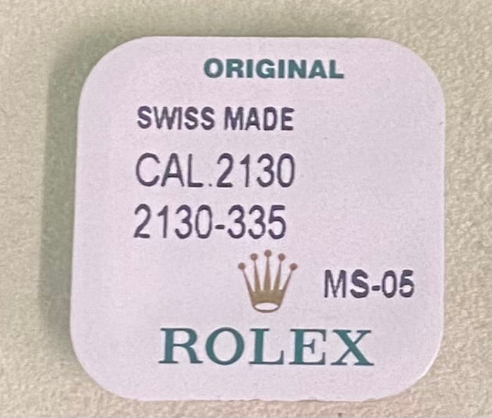 Rolex Caliber 2130 Part #335 Minute Pinion w/ Cannon Pinion