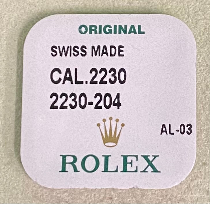 Rolex Caliber 2230 Part #204 Winding Pinion