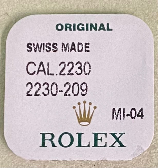 Rolex Caliber 2230 Part #209 Crown Wheel Seating