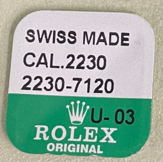 Rolex Caliber 2230 Part #7120 Tapped Foot of Balance Bridge