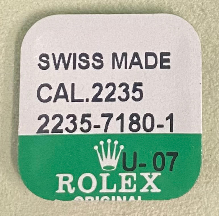 Rolex Caliber 2235 Part #7180-1 Tapped Foot (Date Platform) 0.95mm