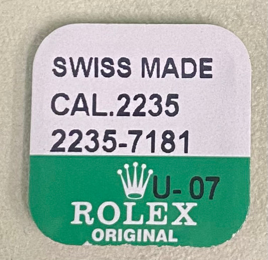 Rolex Caliber 2235 Part #7181 Tapped Foot (Date Platform) 0.52mm