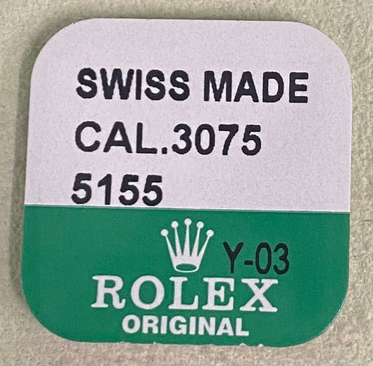 Rolex Caliber 3075 Part #5155 Min Wheel Stud, 12 H