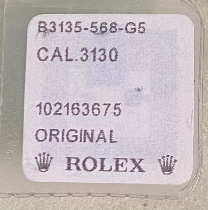Rolex Caliber 3135 Part #568 Axle For Weight
