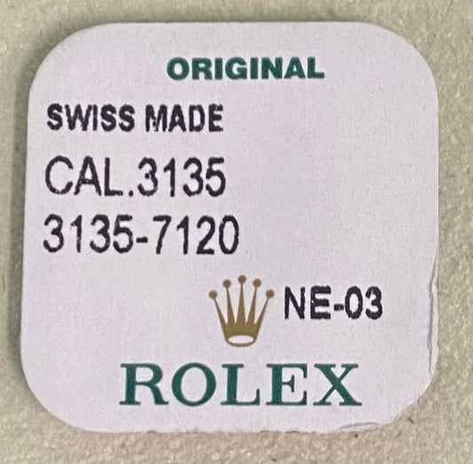 Rolex Caliber 3135 Part #7120 Taped Foot Balance Bridge
