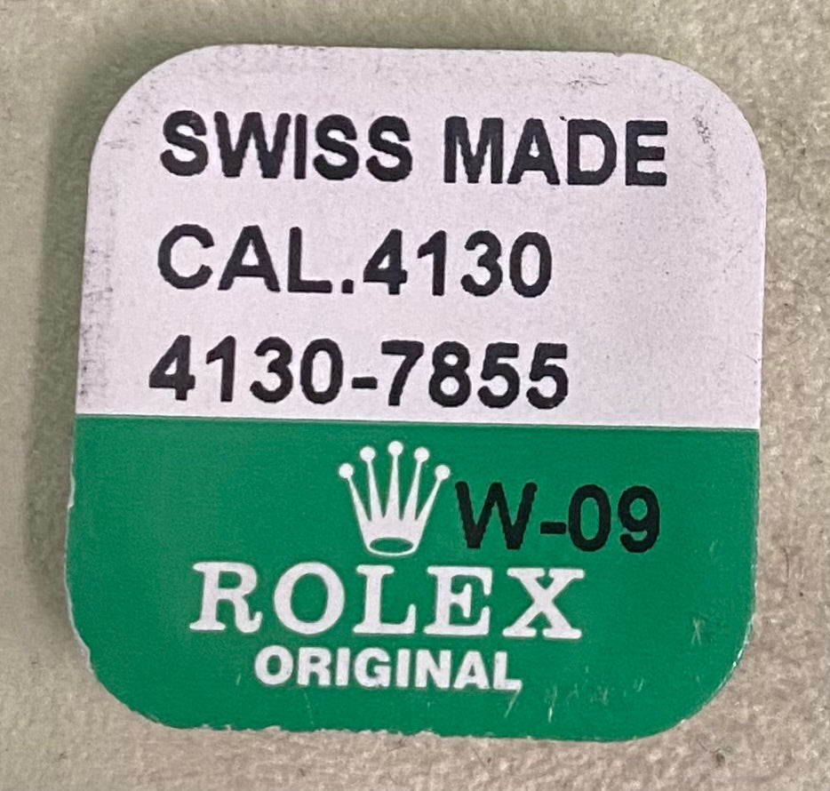 Rolex Caliber 4130 Part #7855 Tapped Foot Column Wheel
