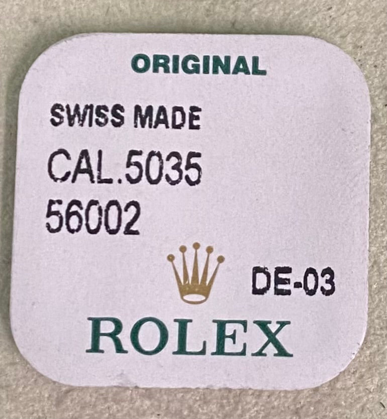 Rolex Caliber 5035 Part #56002 Screw Multi Use