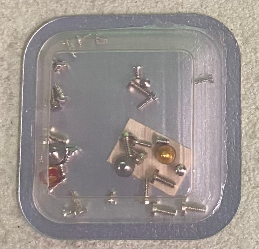 Rolex Caliber 5055 Part #56000-1 Set of Screws