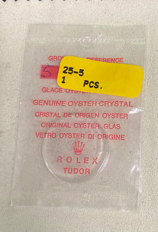 Rolex Crystal Part #25-5 Acrylic