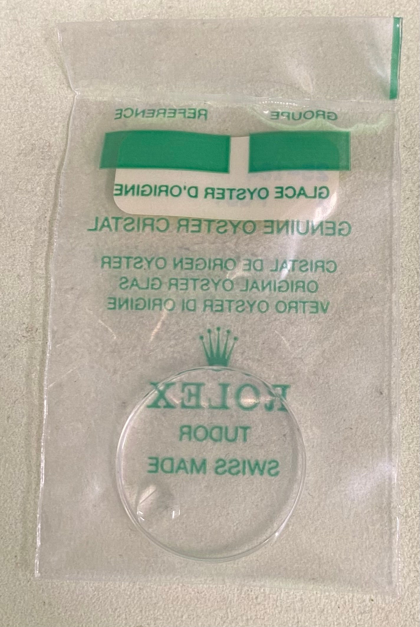 Rolex Crystal Part #25-104 Acrylic