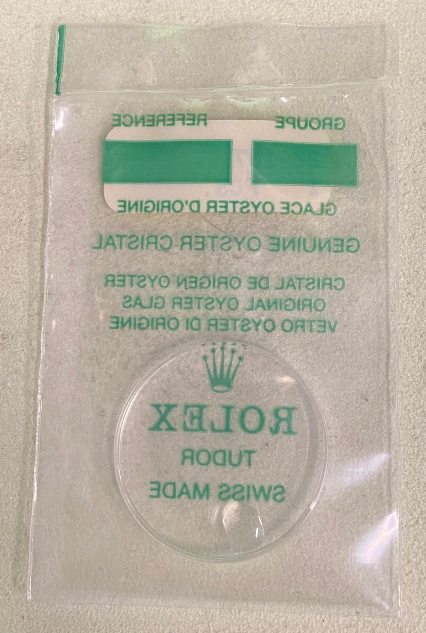 Rolex Crystal Part #25-107 Acrylic