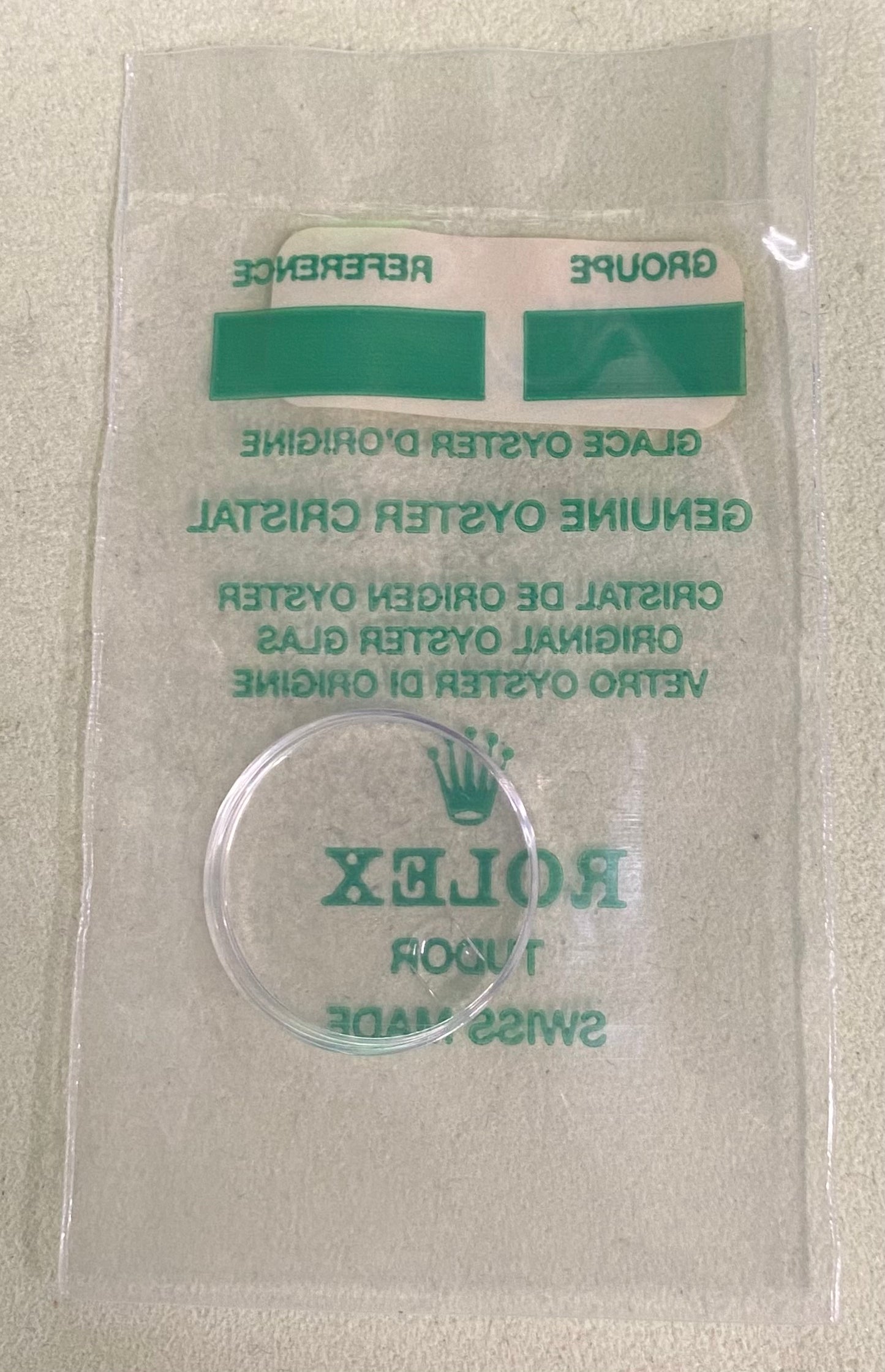 Rolex Crystal Part #25-121 Acrylic