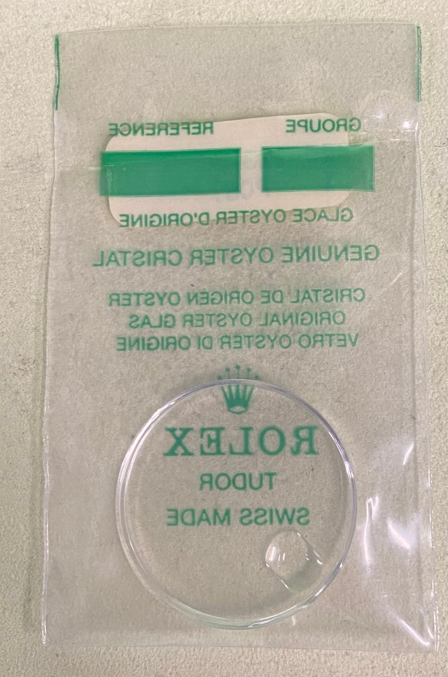 Rolex Crystal Part #25-123 Acrylic