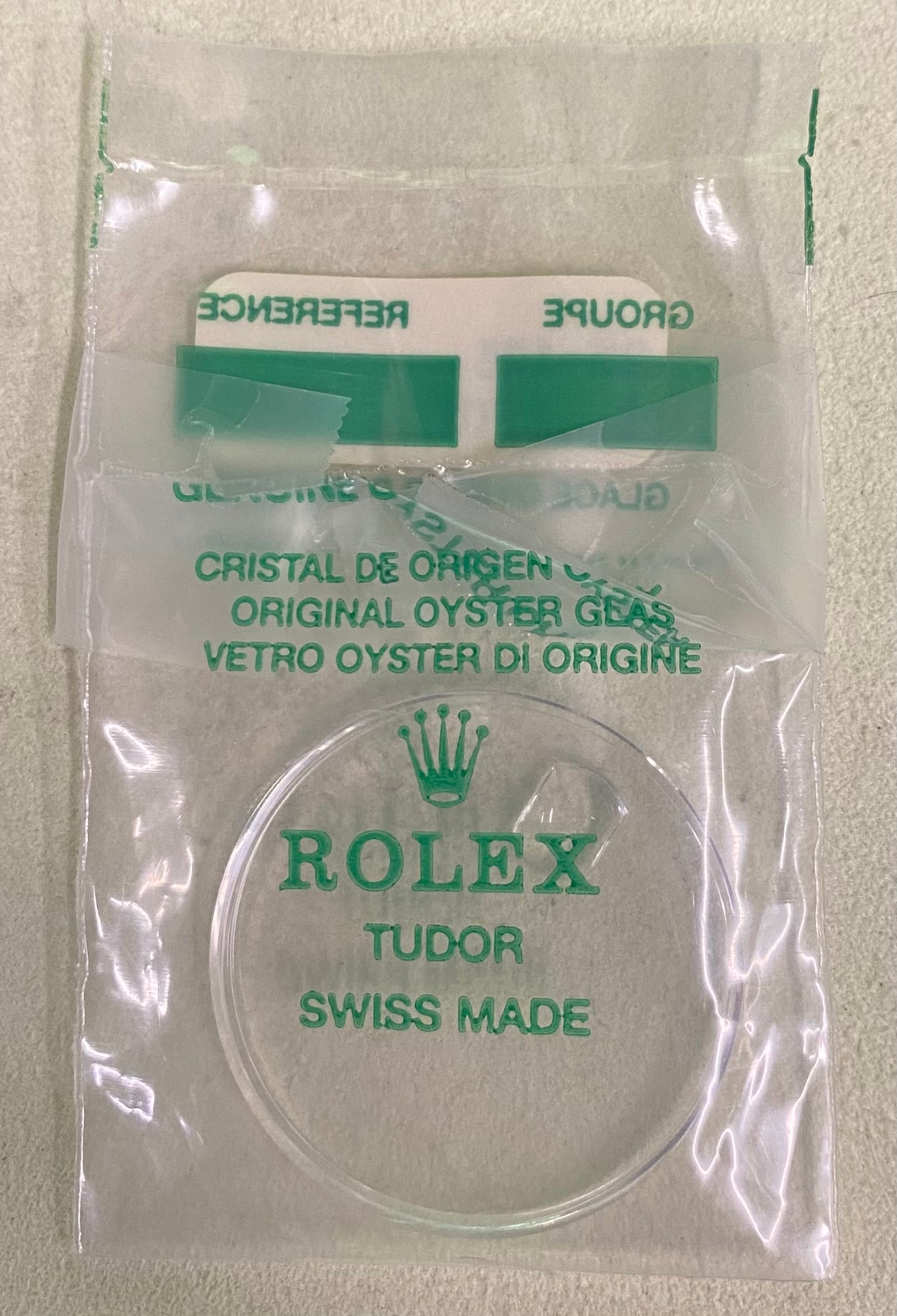 Rolex Crystal Part #25-126 Acrylic