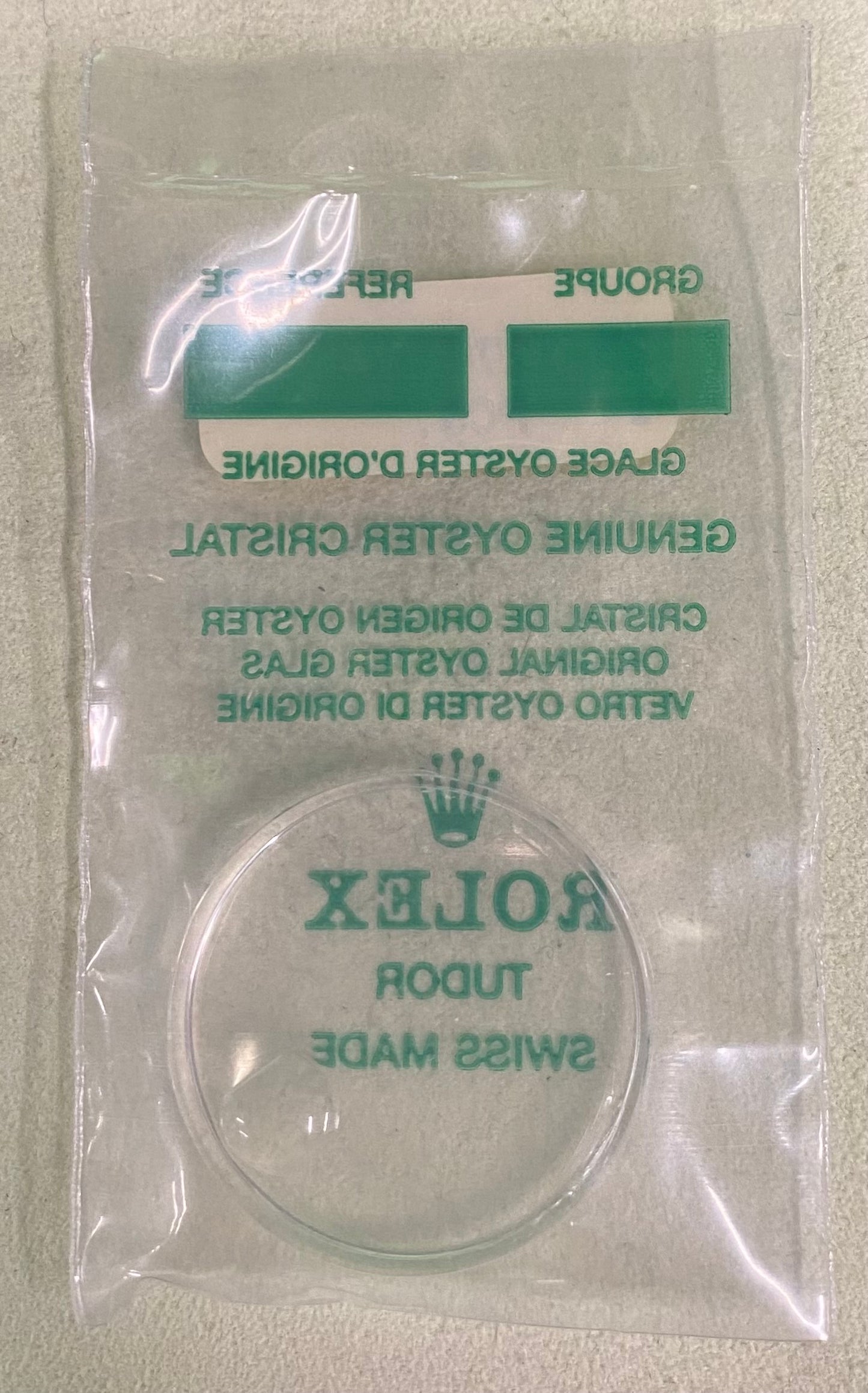 Rolex Crystal Part #25-127 Acrylic