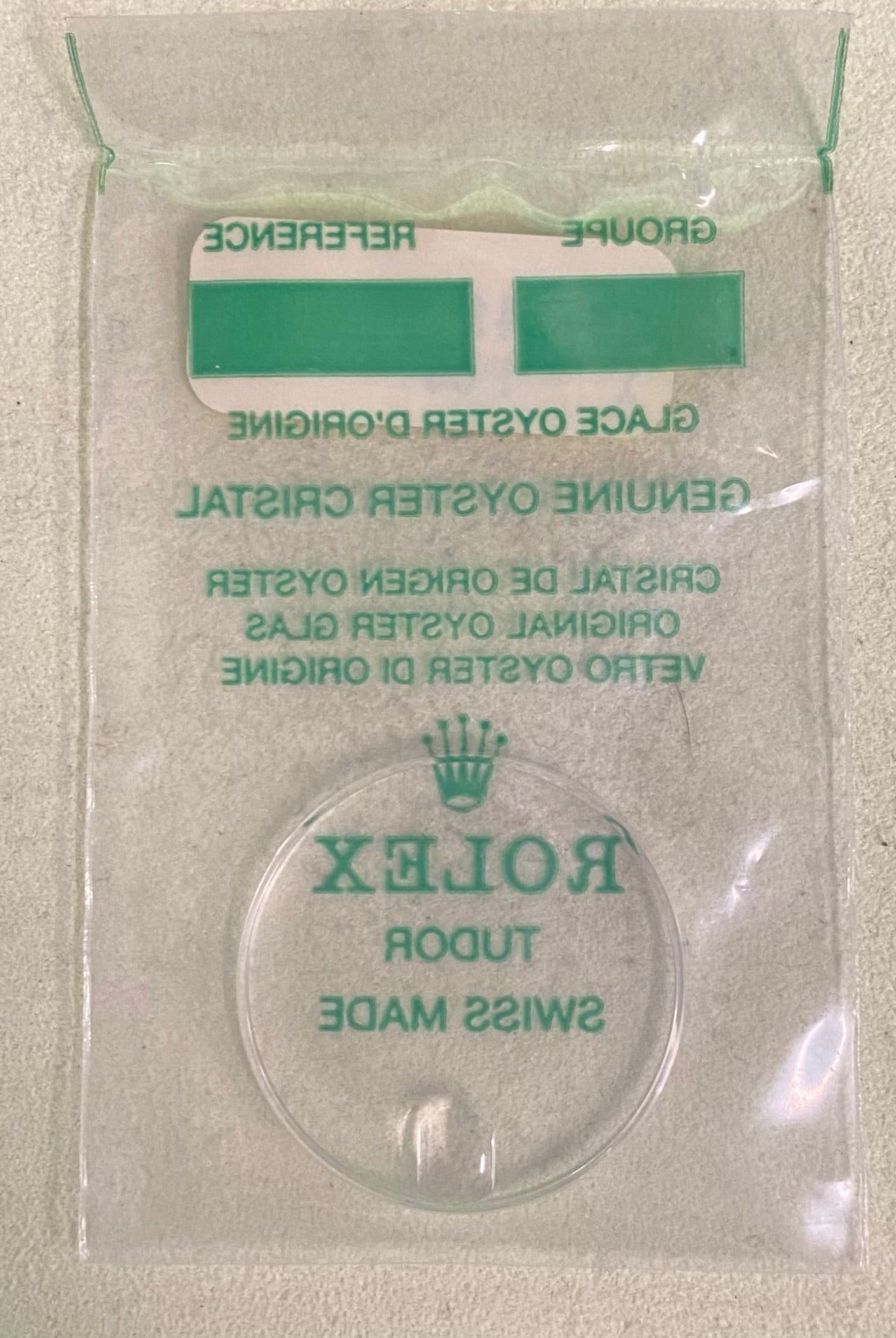 Rolex Crystal Part #25-141 Acrylic