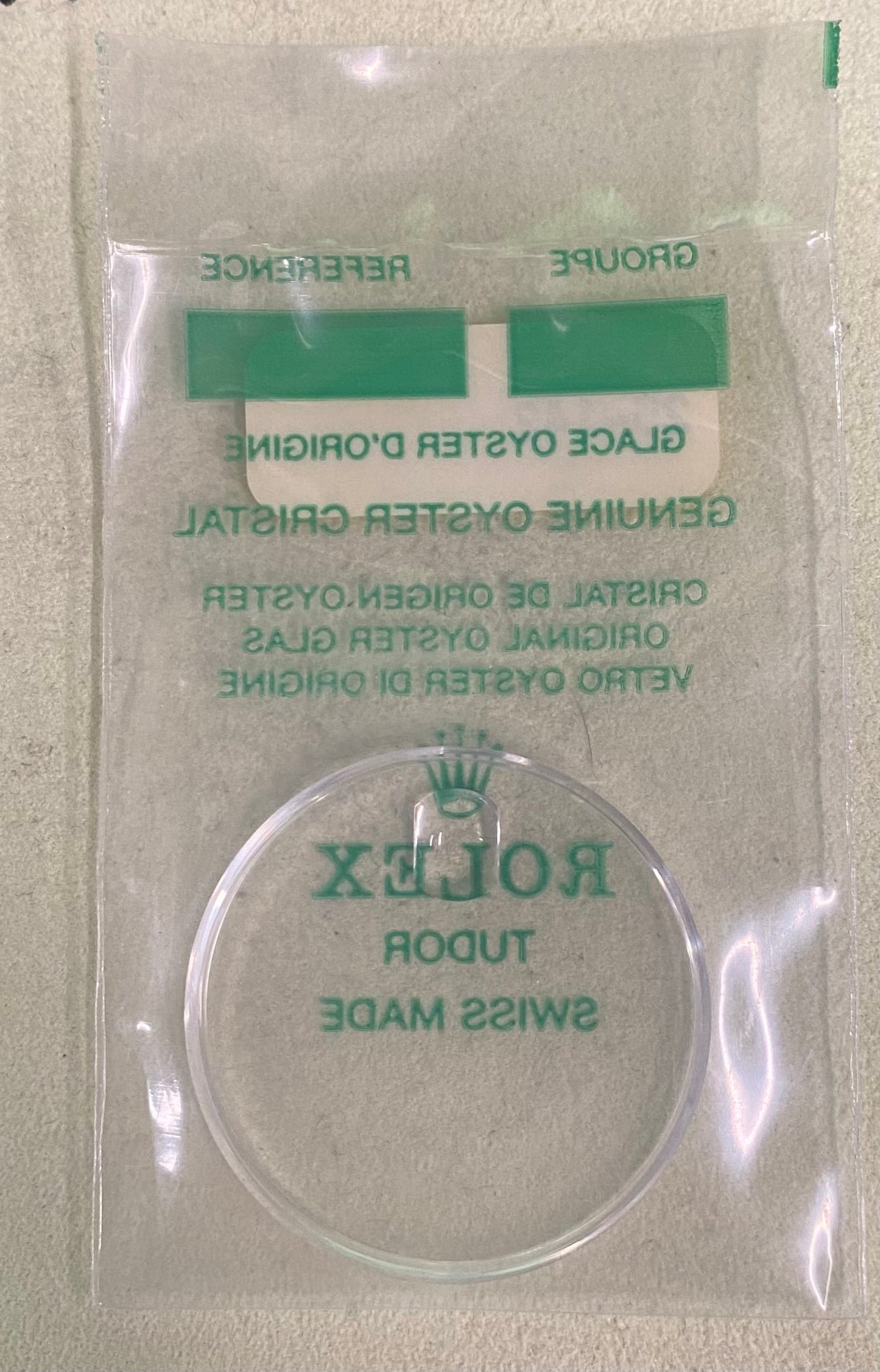 Rolex Crystal Part #25-142 Acrylic