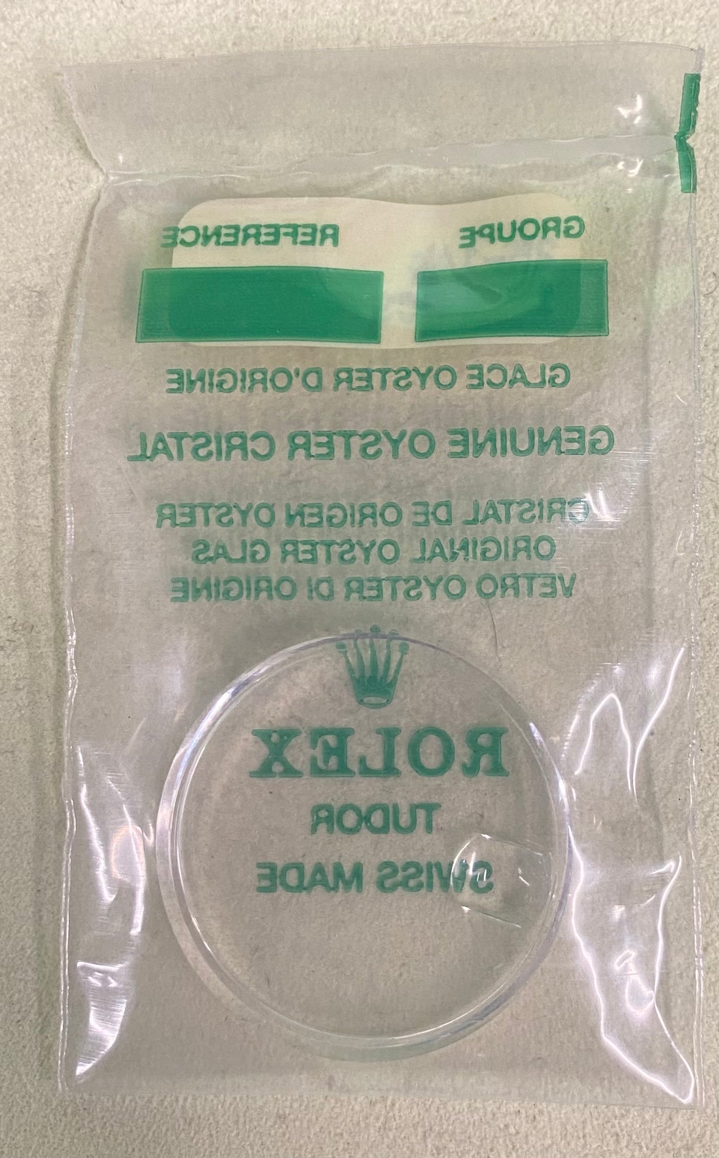 Rolex Crystal Part #25-144 Acrylic