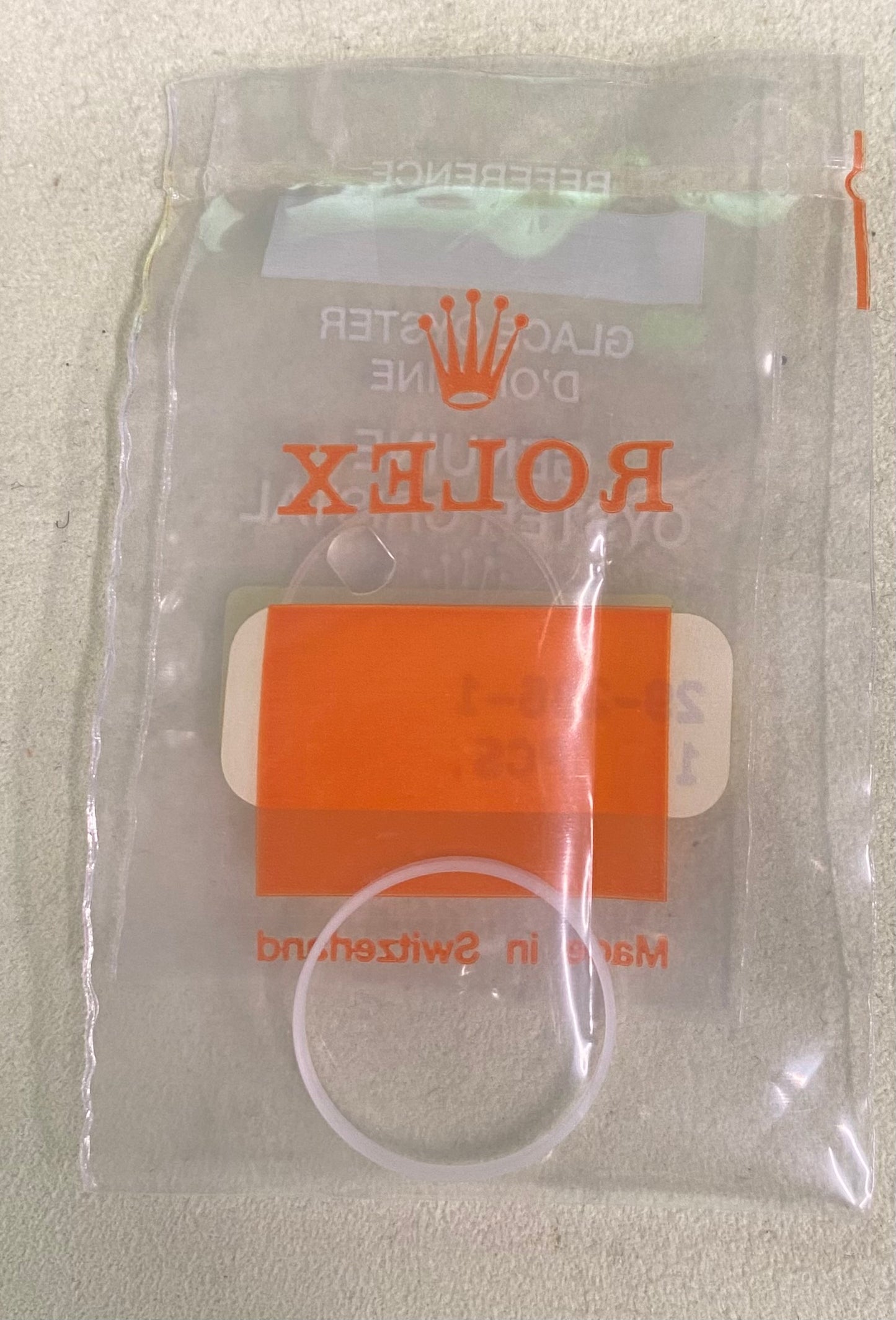 Rolex Crystal Part #25-187 Sapphire