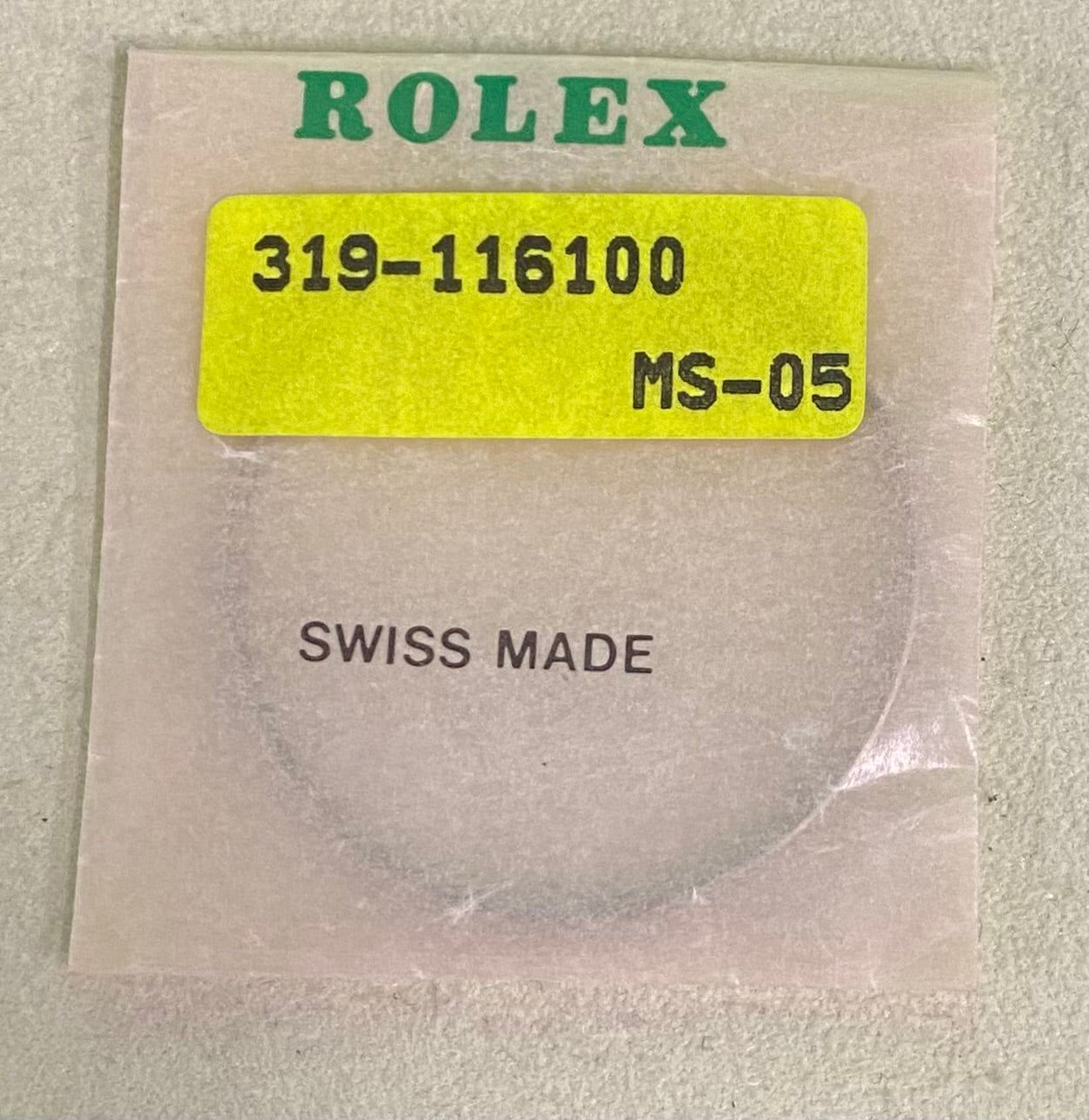 Rolex Bezel Securing Ring Part #319-116100