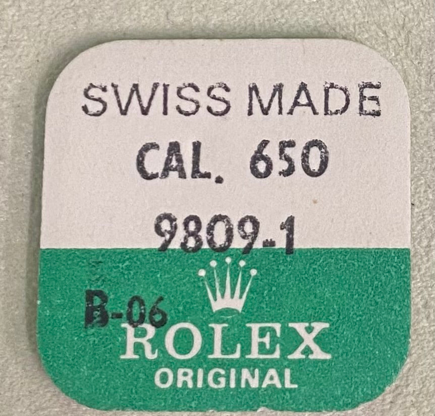 Rolex Caliber 650 Part #9809-1 Jewel For Center Wheel Lower