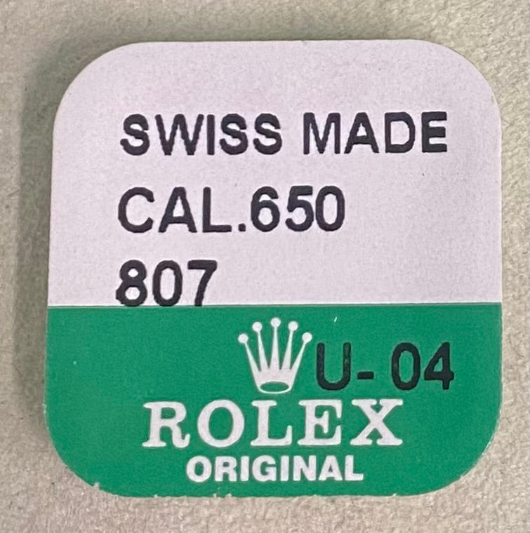 Rolex Caliber 650 Part #807 Barrel w/ Arbor & Spring