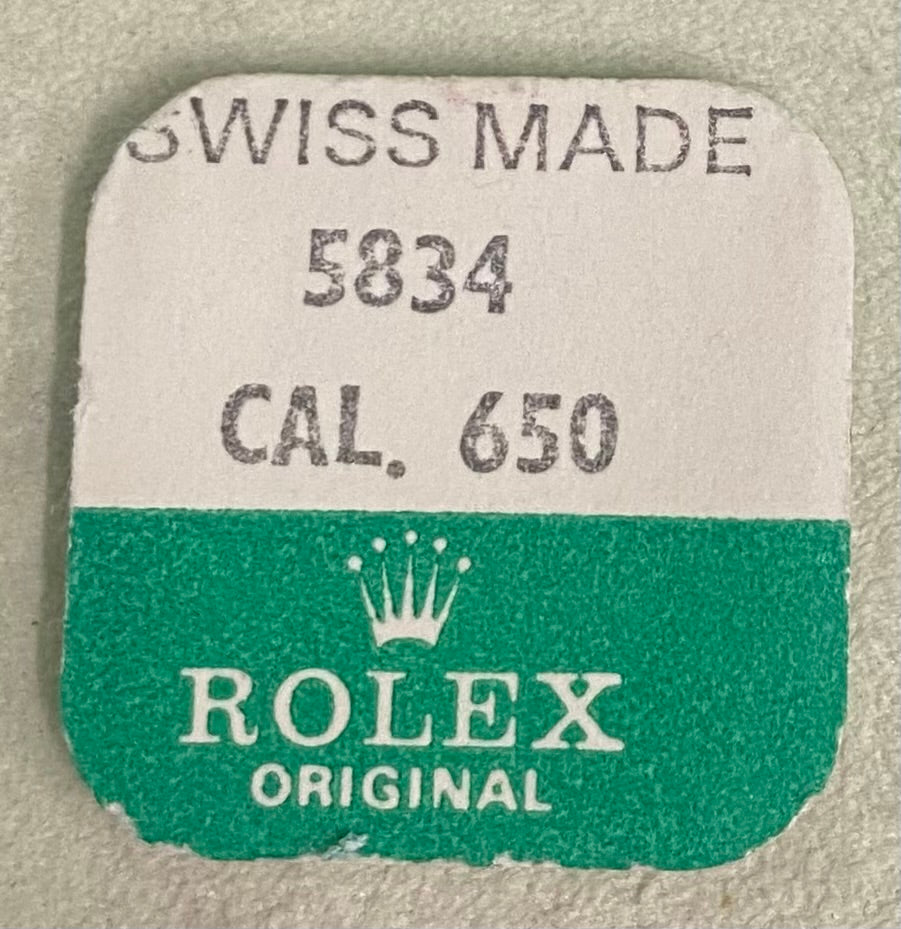 Rolex Caliber 650 Part #5834 Screw For Click