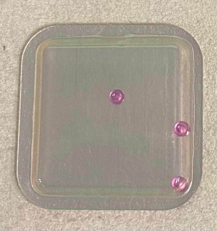 Rolex Caliber 750 Part #9917 Jewel For 3rd Wheel Upper