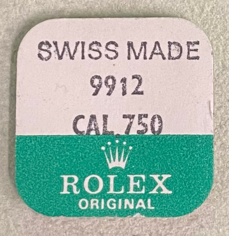 Rolex Caliber 750 Part #9912 Jewel For Barrel Arbor