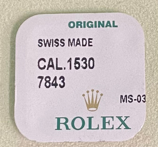 Rolex Caliber 1530 Part #7843 Jewelled In-Setting Upper, Lower