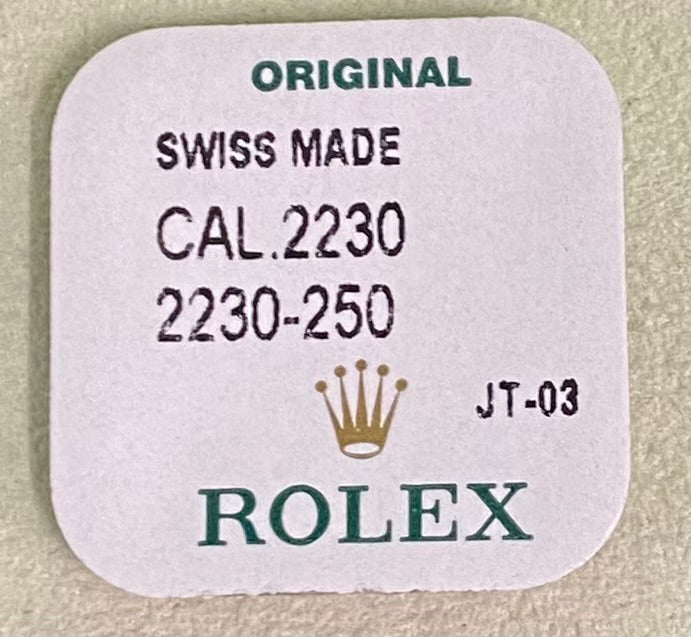 Rolex Caliber 2230 Part #250 Setting-Wheel