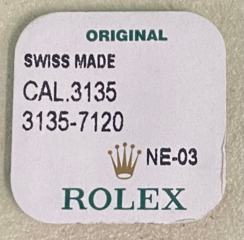 Rolex Caliber 3135 Part #7120 Taped Foot Balance Bridge