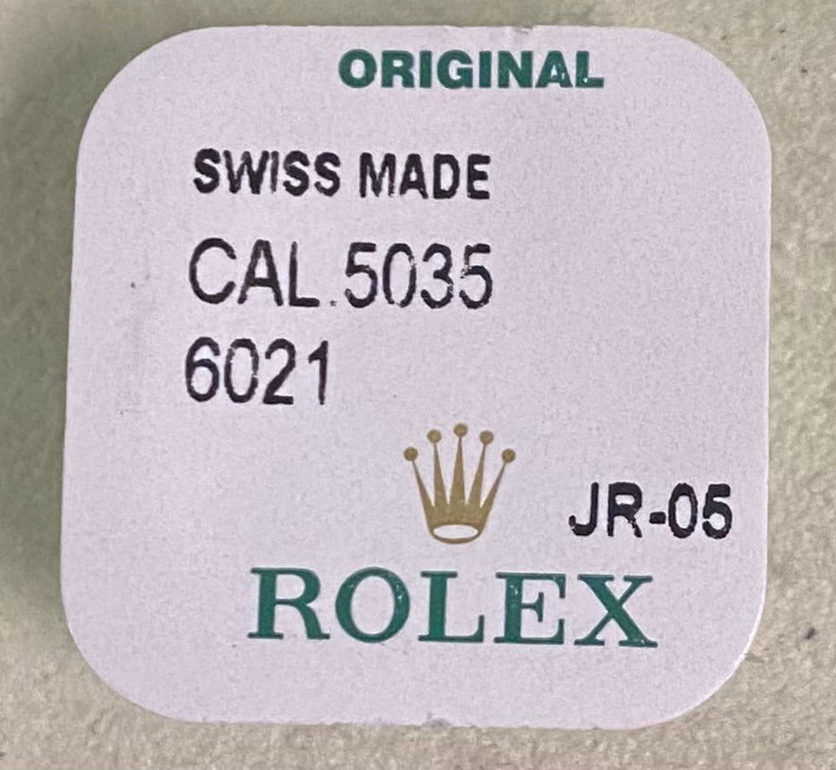 Rolex Caliber 5035 Part #6021 Center Wheel w/ Cannon Pinion