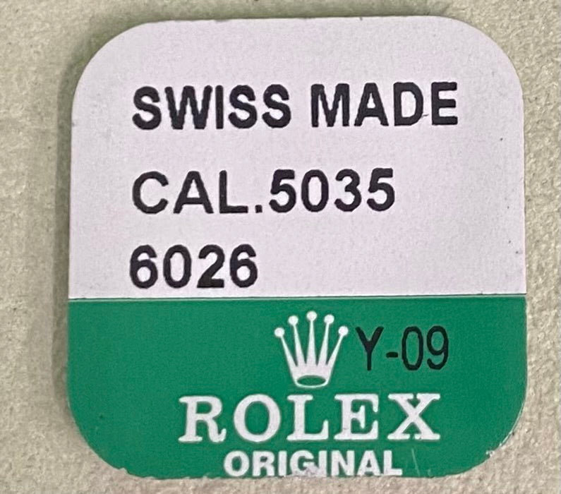 Rolex Caliber 5035 Part #6026 Minute Wheel