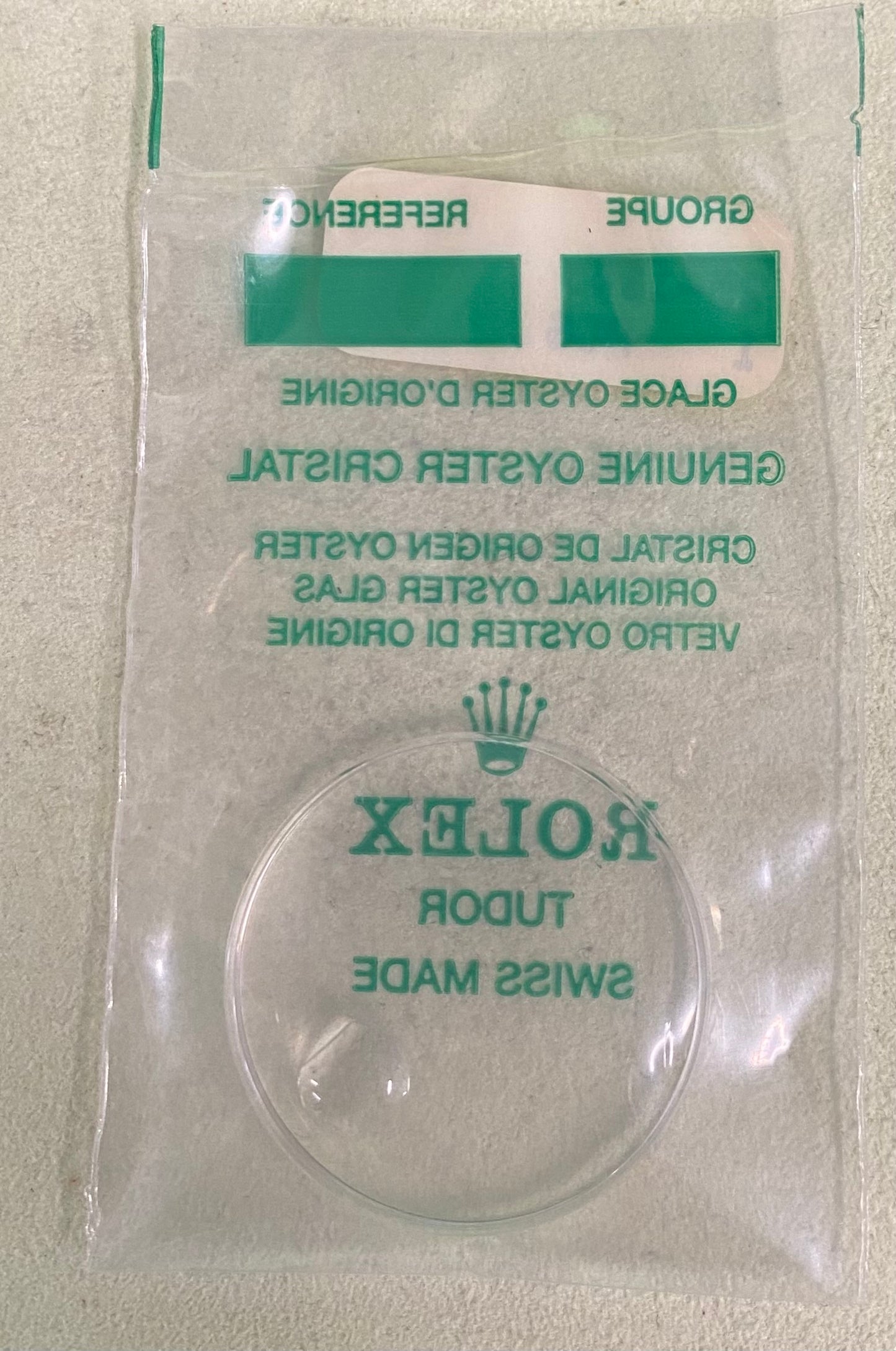 Rolex Crystal Part #25-114 Acrylic