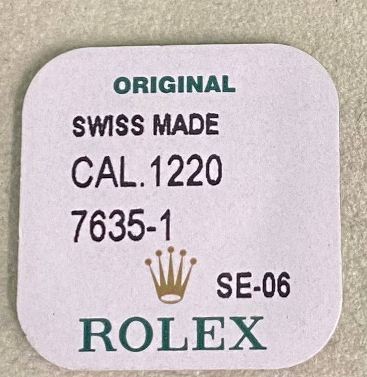 Rolex Caliber 1220 Part #7635-1 Mainspring Weak